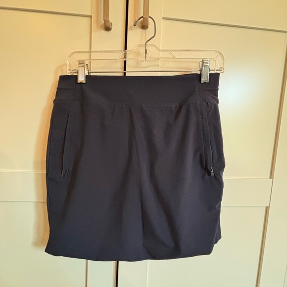 Athleta Black Soho Skort in Navy Blue Size 6 Pickleball Golf Tennis - Picture 2 of 5